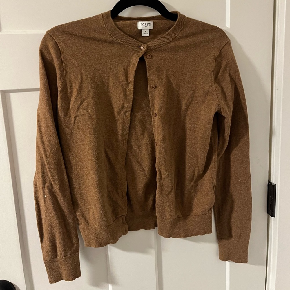Brown classic cardigan
